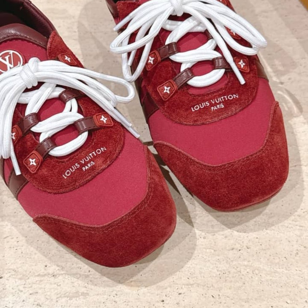 L0vis Vvtt0n LV Sneakerina Bordeaux Red 1AIVJI
