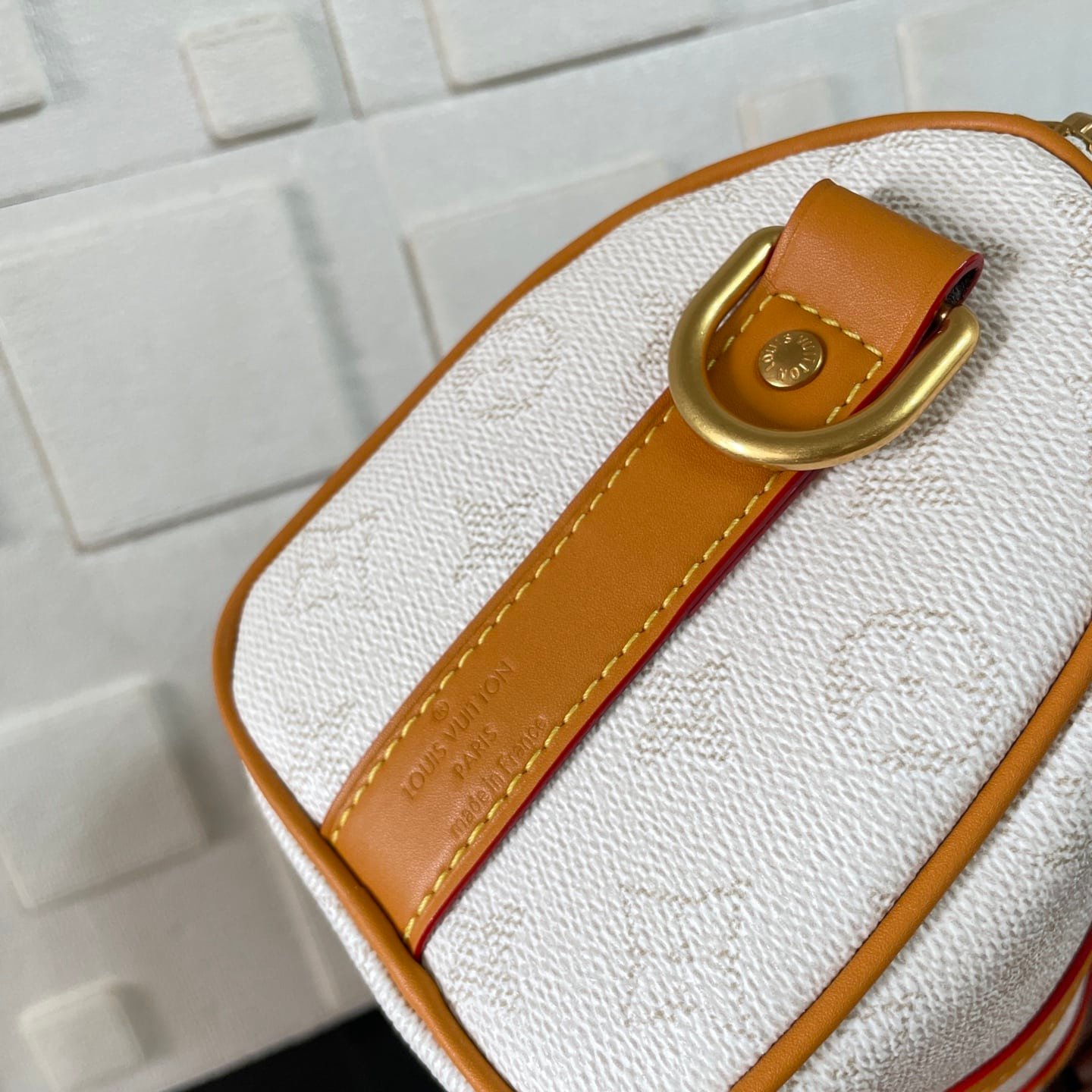 [S*per Vip 1:1] L0vis Vvtt0n Keepall Bandoulière 25 Off White 25Cm M15076