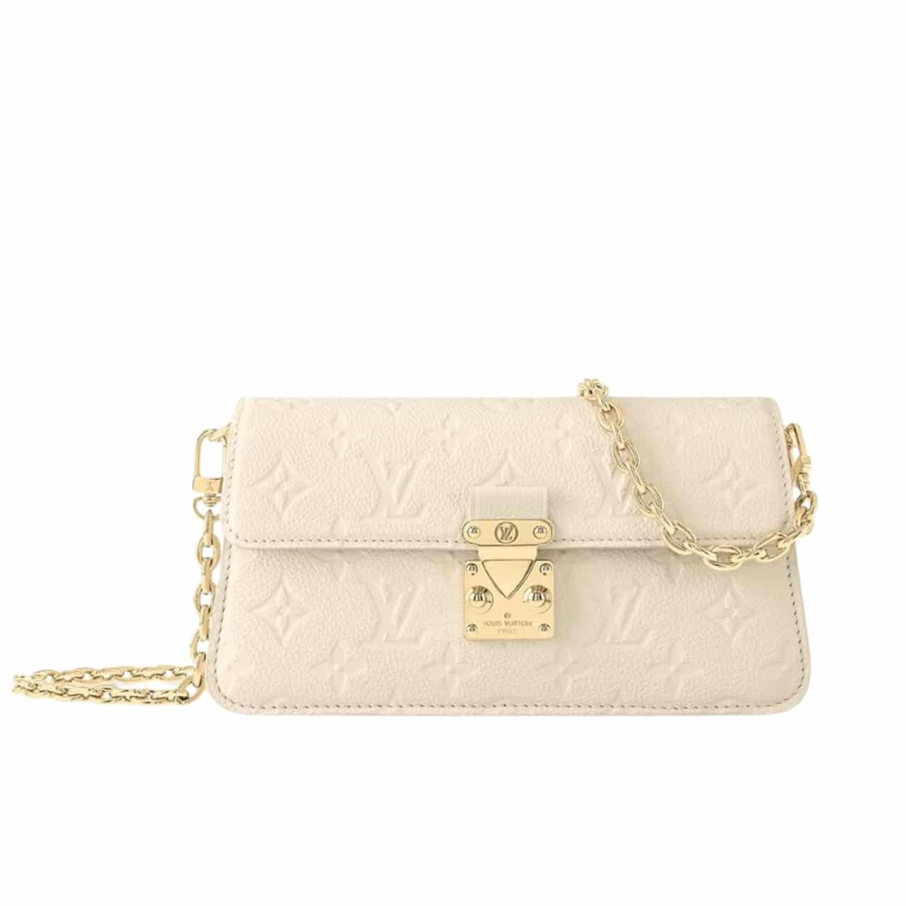 L0vis Vvtt0n Wallet On Chain Métis Monogram White 22Cm