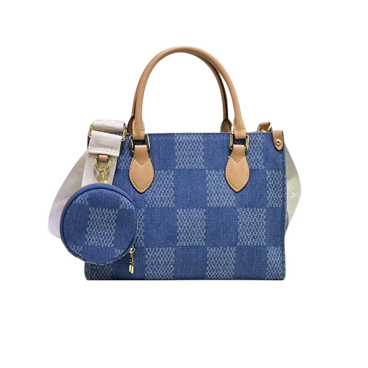 L0vis Vvtt0n Onthego PM Denim Blue 25Cm