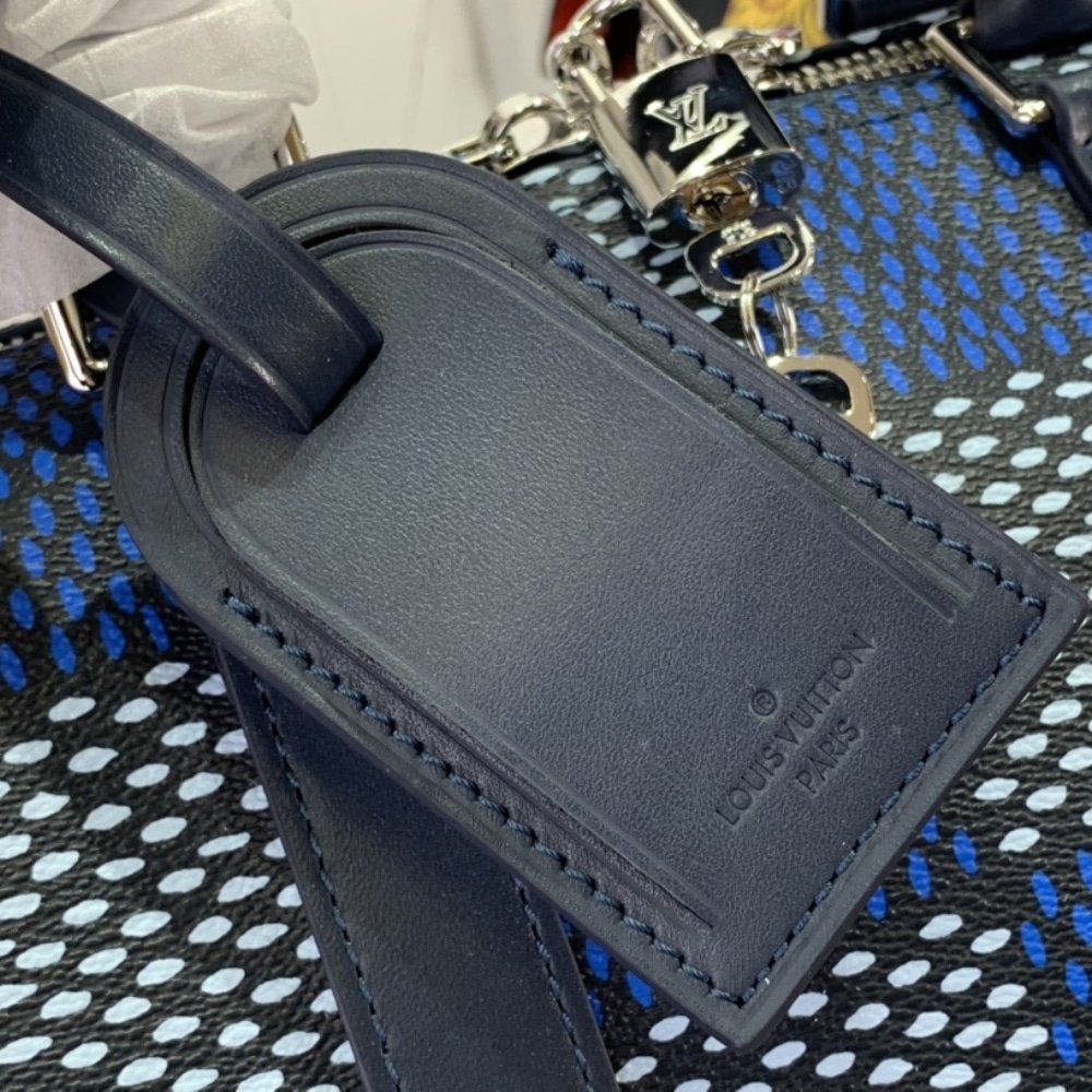 L0vis Vvtt0n Keepall Bandoulière 50 Damier Heritage Blue 50Cm N40861