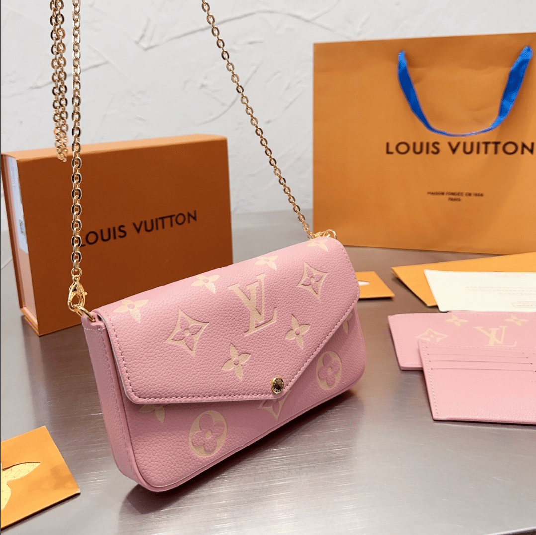 L0vis Vvtt0n Félicie Pochette Rose Trianon Pink 21Cm M81759
