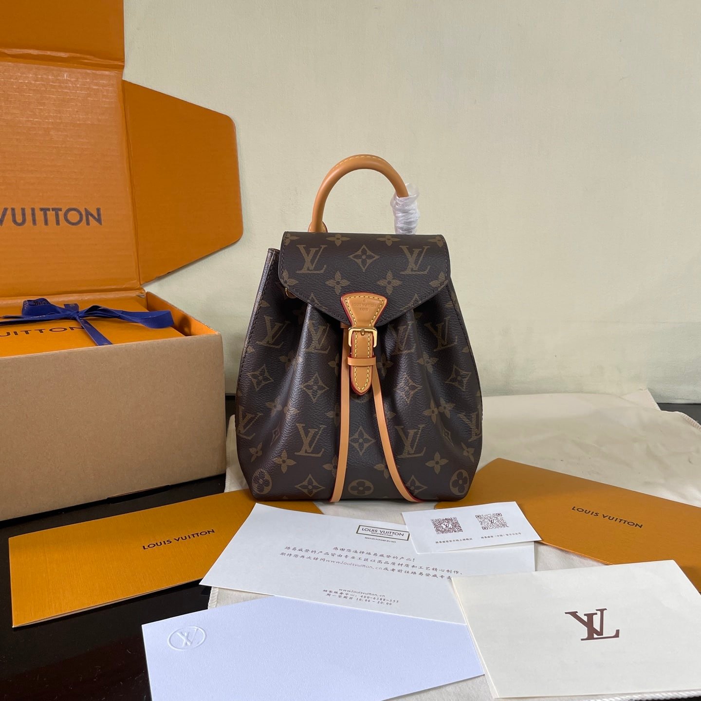 [S*per Vip 1:1] L0vis Vvtt0n Montsouris BB Monogram Canvas Brown 17Cm M45502