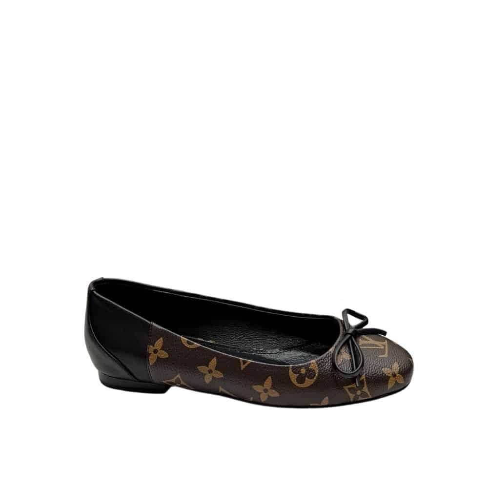 L0vis Vvtt0n Joy Ballerina Flats Monogram Brown