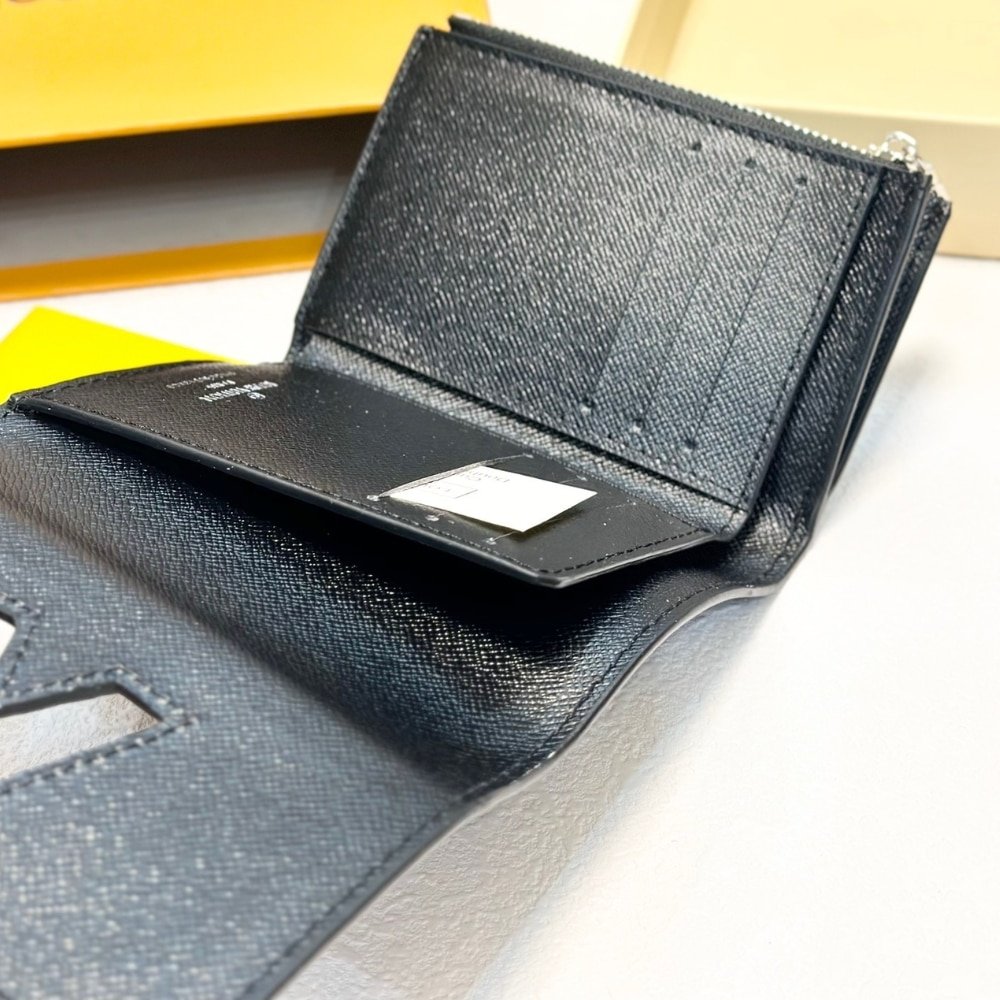 L0vis Vvtt0n Twist Compact Wallet Black 12Cm M64414