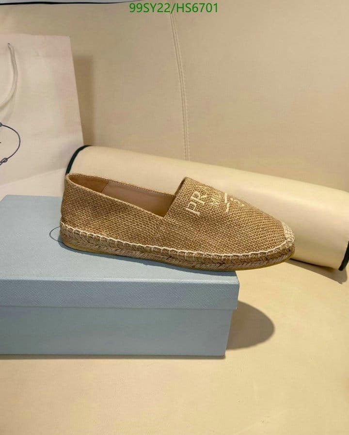 Pra*a Linen Espadrilles Beige