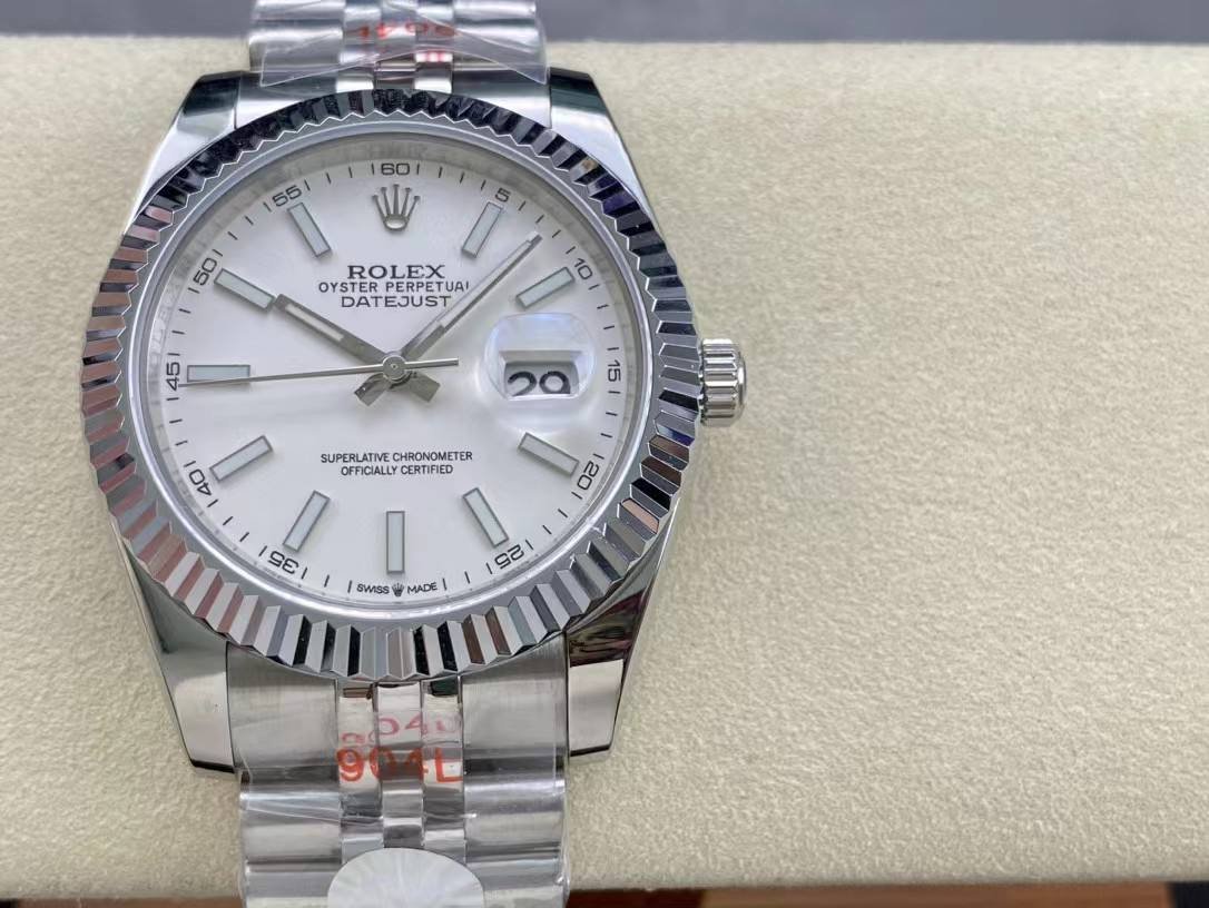 R01ex Datejust Oyster Perpetual Jubilee White 36Mm 126334 0004