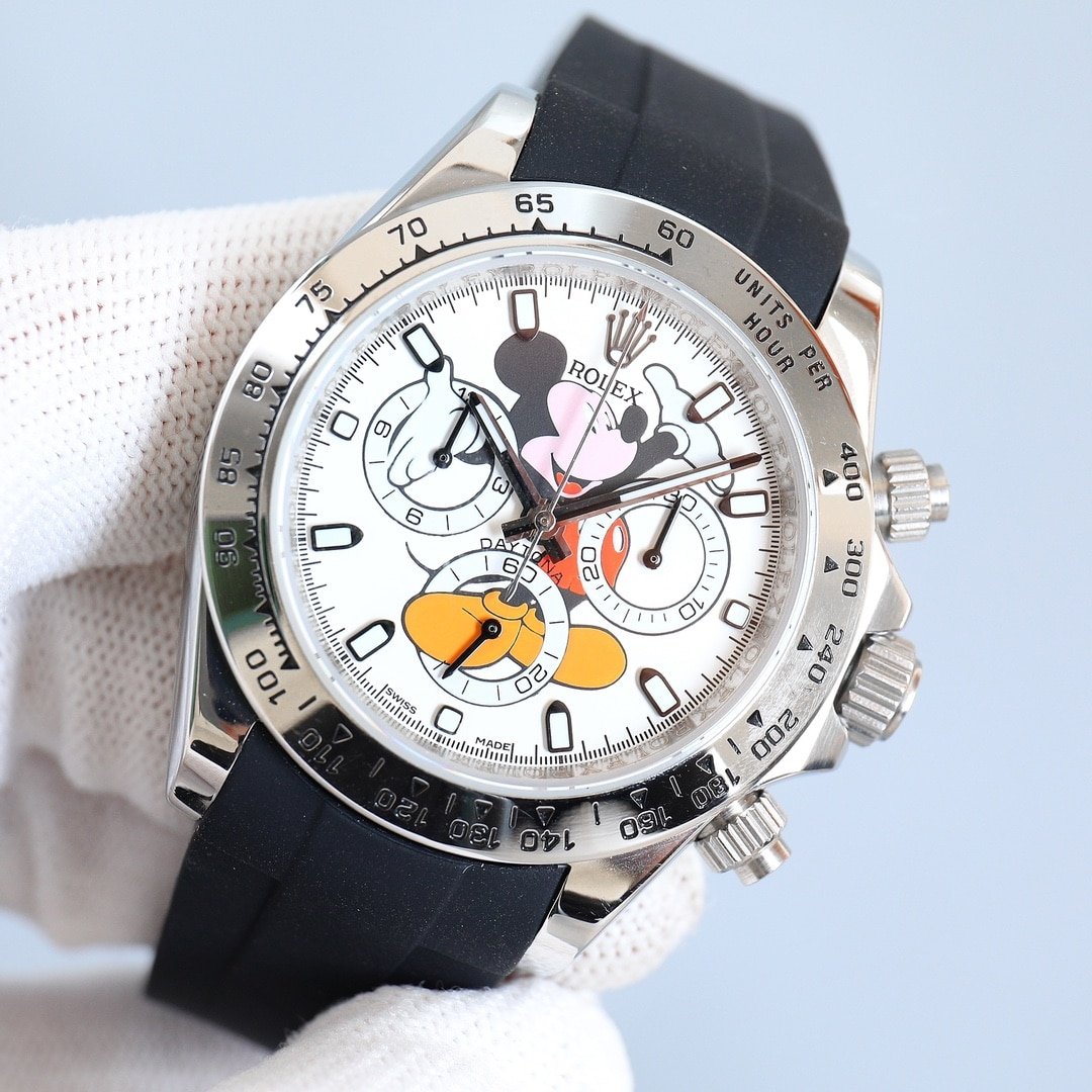 R01ex Cosmograph Daytona Mickey Mouse White Dial 40Mm 116519Ln 0027