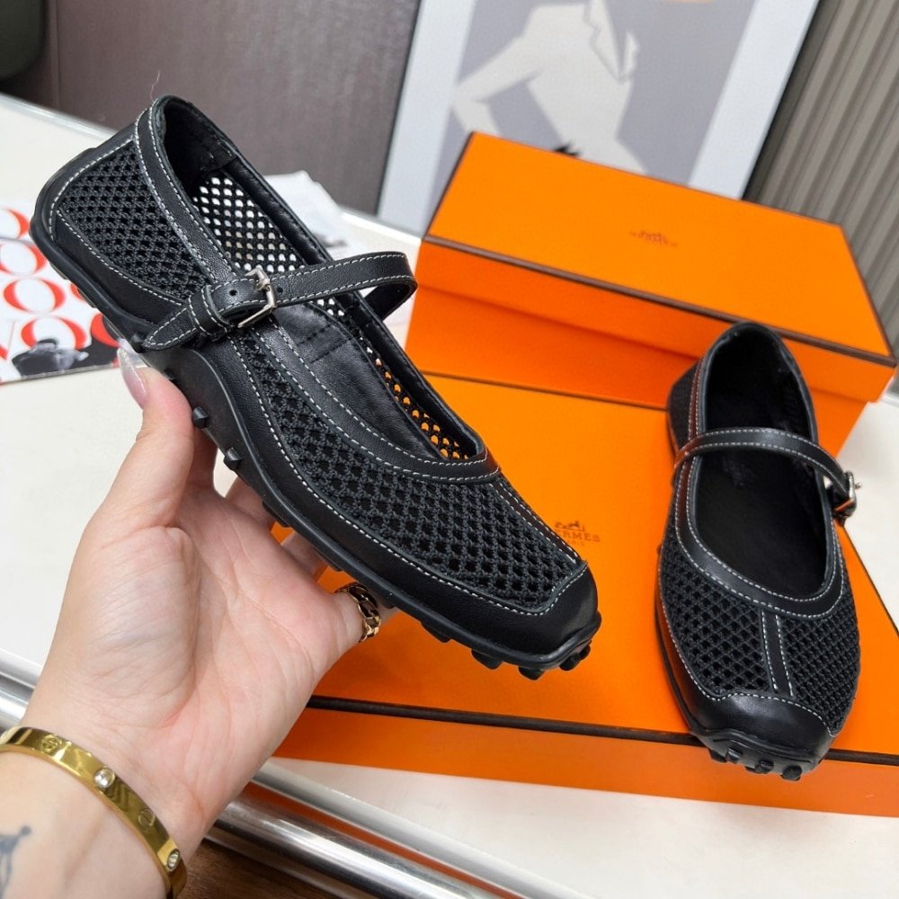 H**me5 Kichu Ballet Flats Black H251170Z 7K380