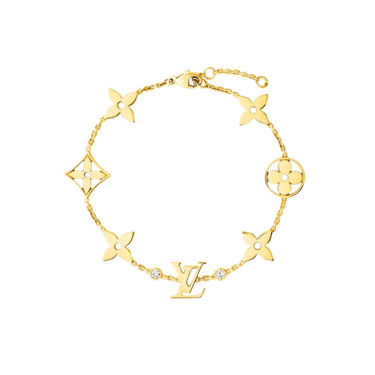 L0vis Vvtt0n Idylle Blossom Bracelet Gold Tone
