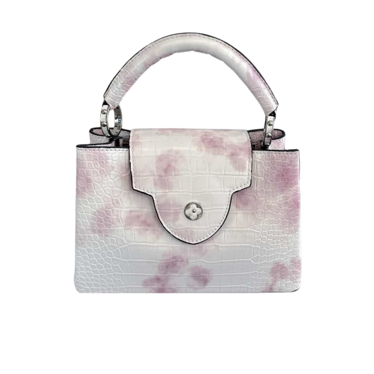 L0vis Vvtt0n Capucines BB Bag Pink And White 27Cm
