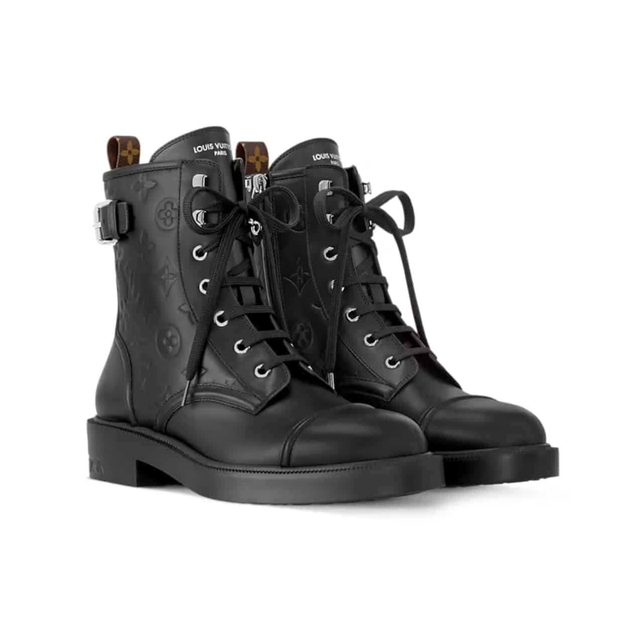 L0vis Vvtt0n Citizen Flat Ranger Boot Monogram Black 1Aday2
