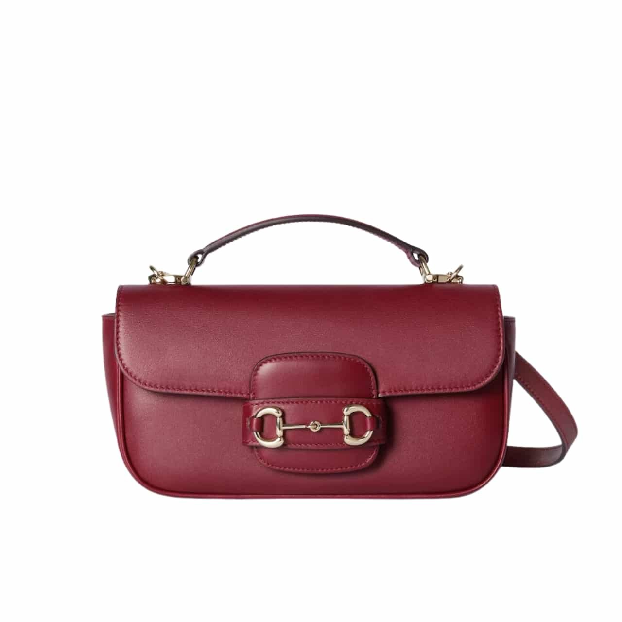 Gvc*1 Horsebit 1955 Small Top Handle Bag Rosso Ancora Red 22Cm ‎815206 Aaec2 6207