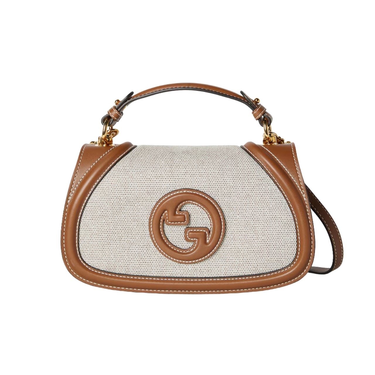Gvc*1 Blondie Mini Shoulder Bag Natural And Tan 22Cm 815700 Haakf 2545
