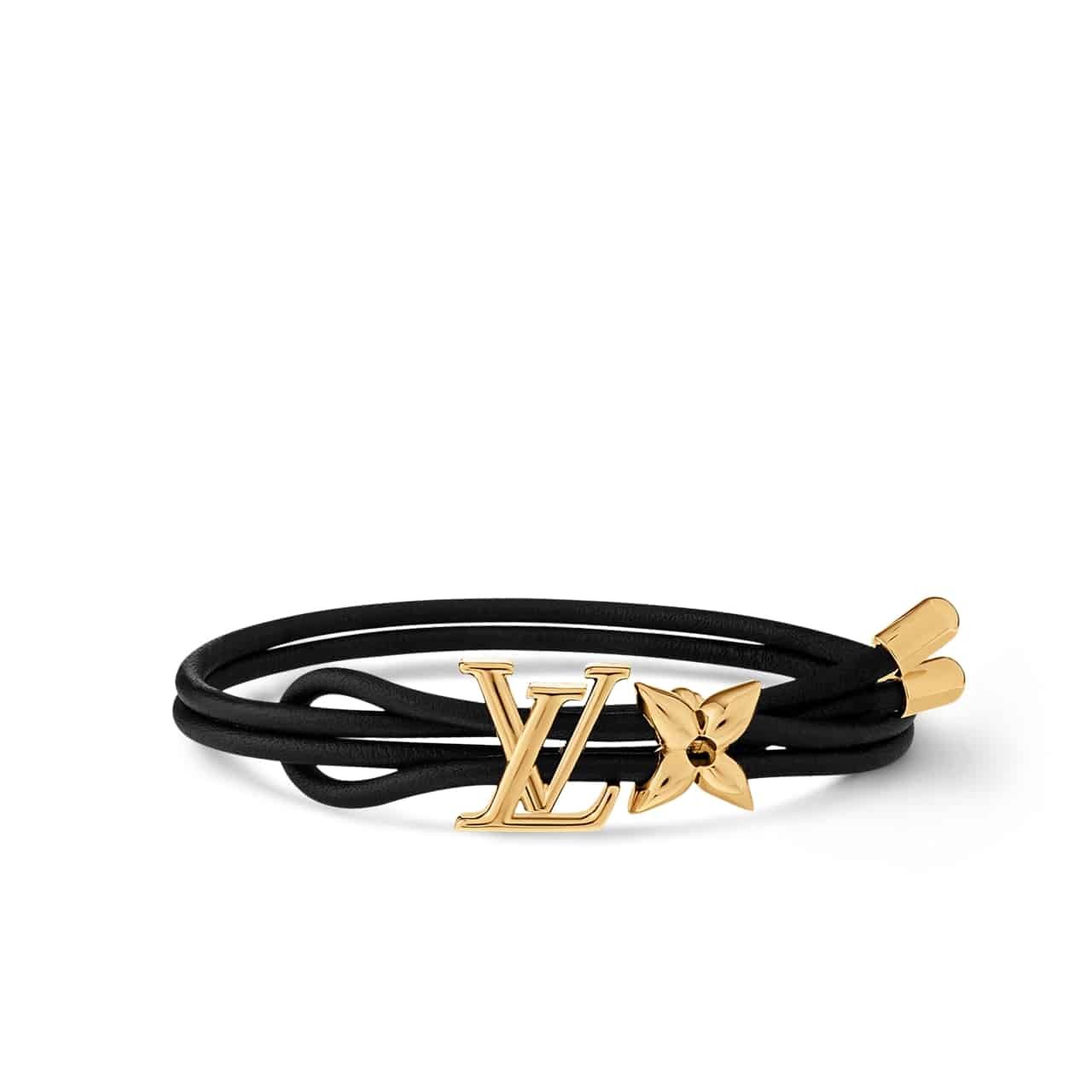 L0vis Vvtt0n Lv Bloom Bracelet Black M8142Z