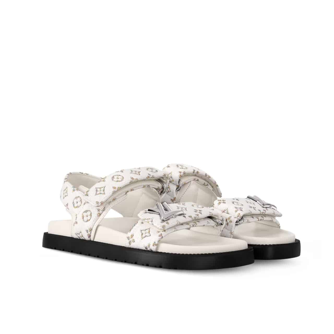 L0vis Vvtt0n Sunset Flat Comfort Sandal White 1Aidix