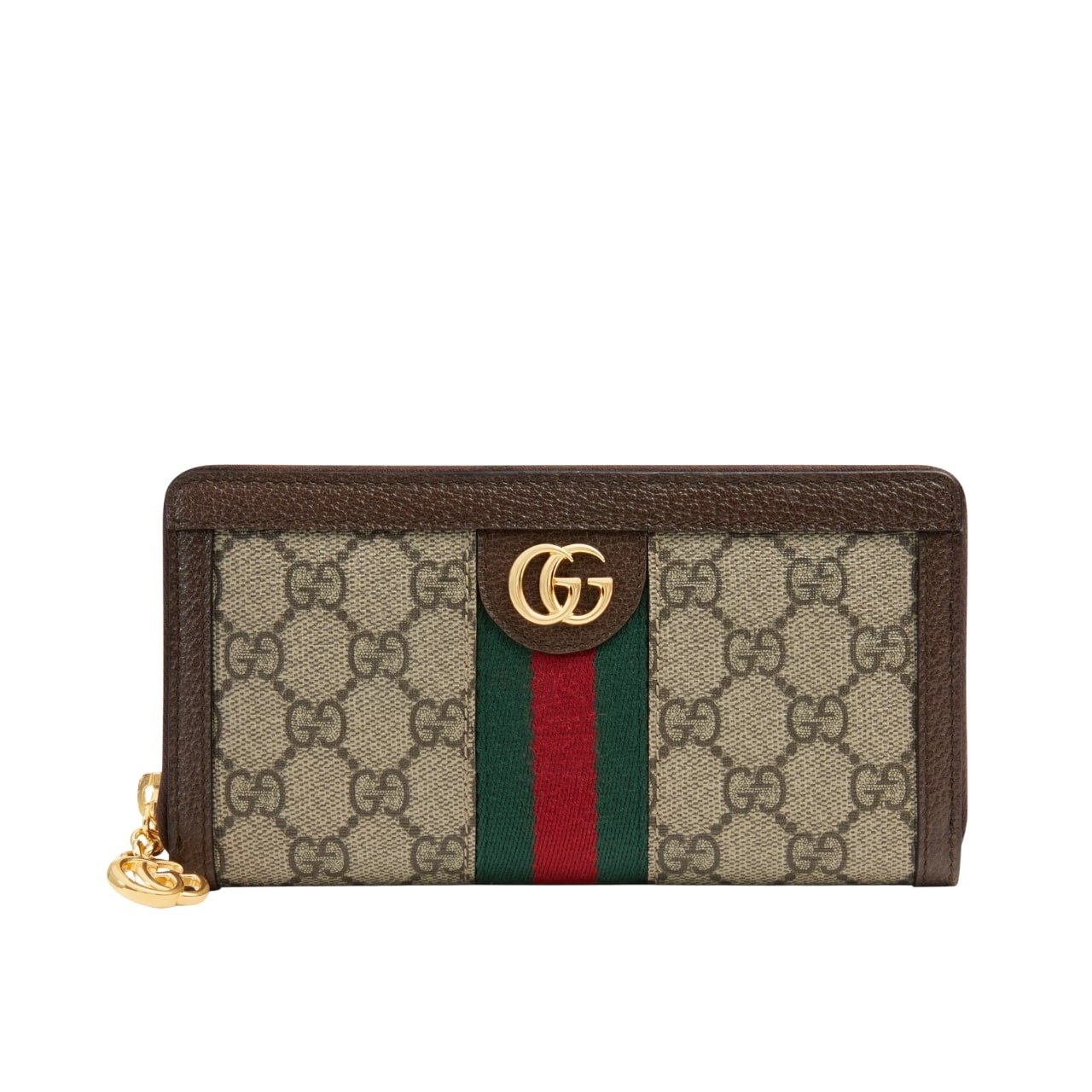 Gvc*1 Ophidia Zip Around Wallet 19.5Cm Brown 523154 96Iwg 8745