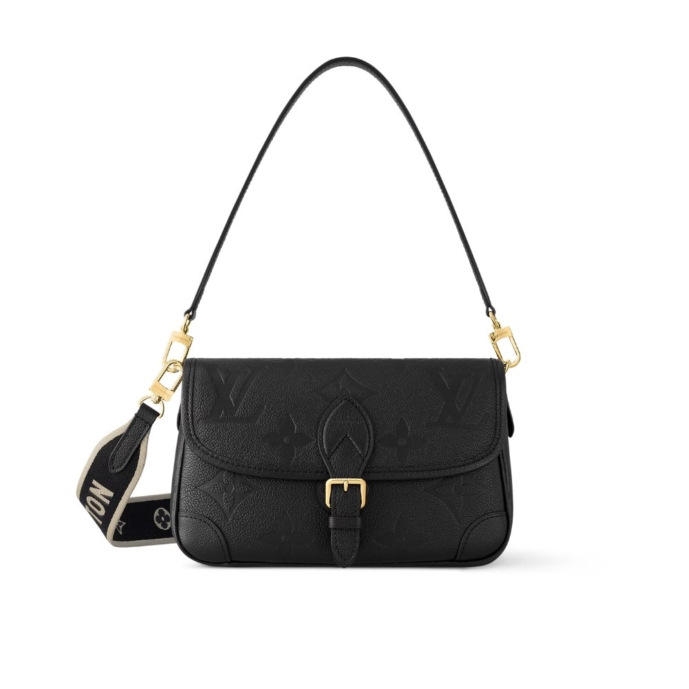 L0vis Vvtt0n Diane Monogram Empreinte Black 24Cm M46386