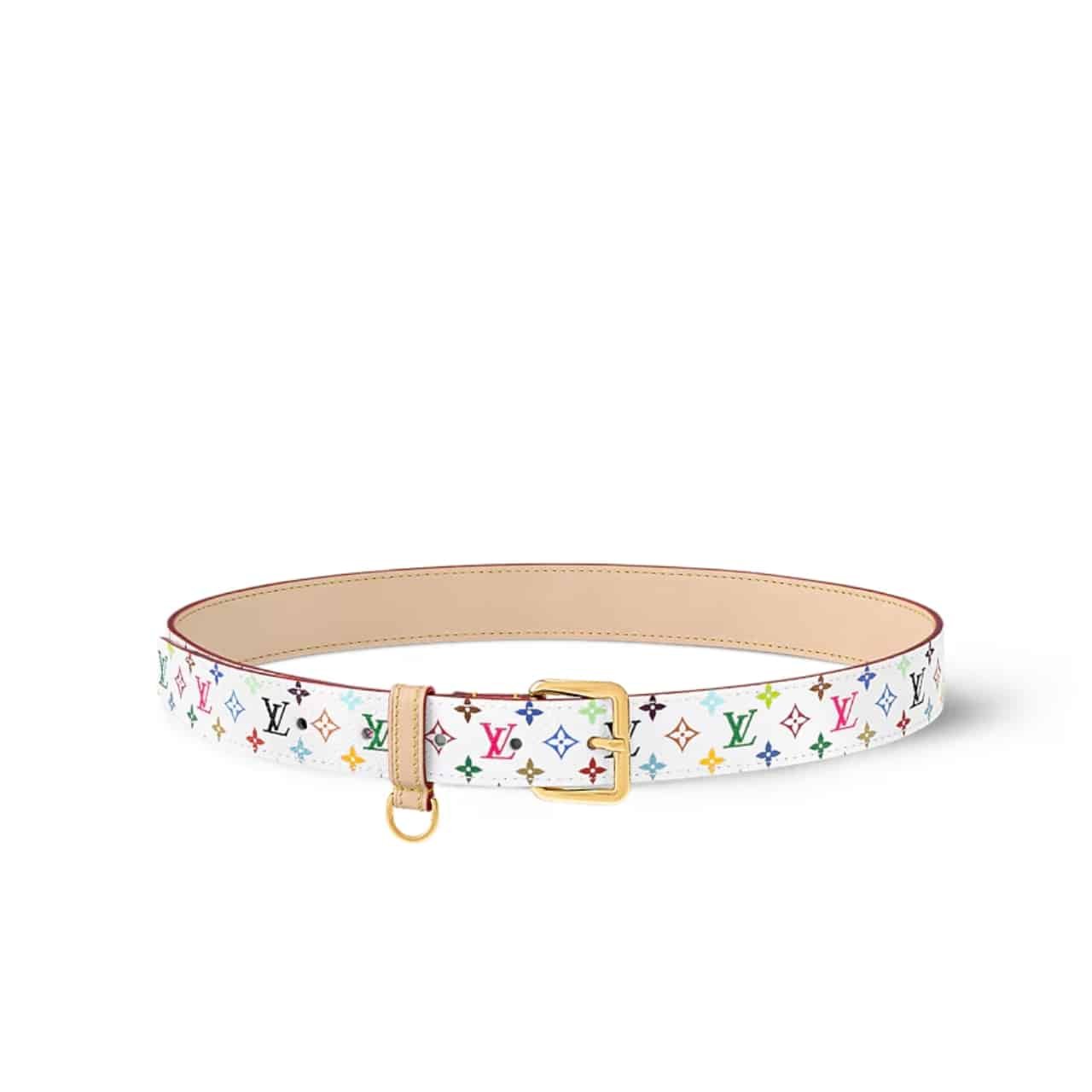 L0vis Vvtt0n X Takashi Murakami D Ring 30Mm Belt M8981U