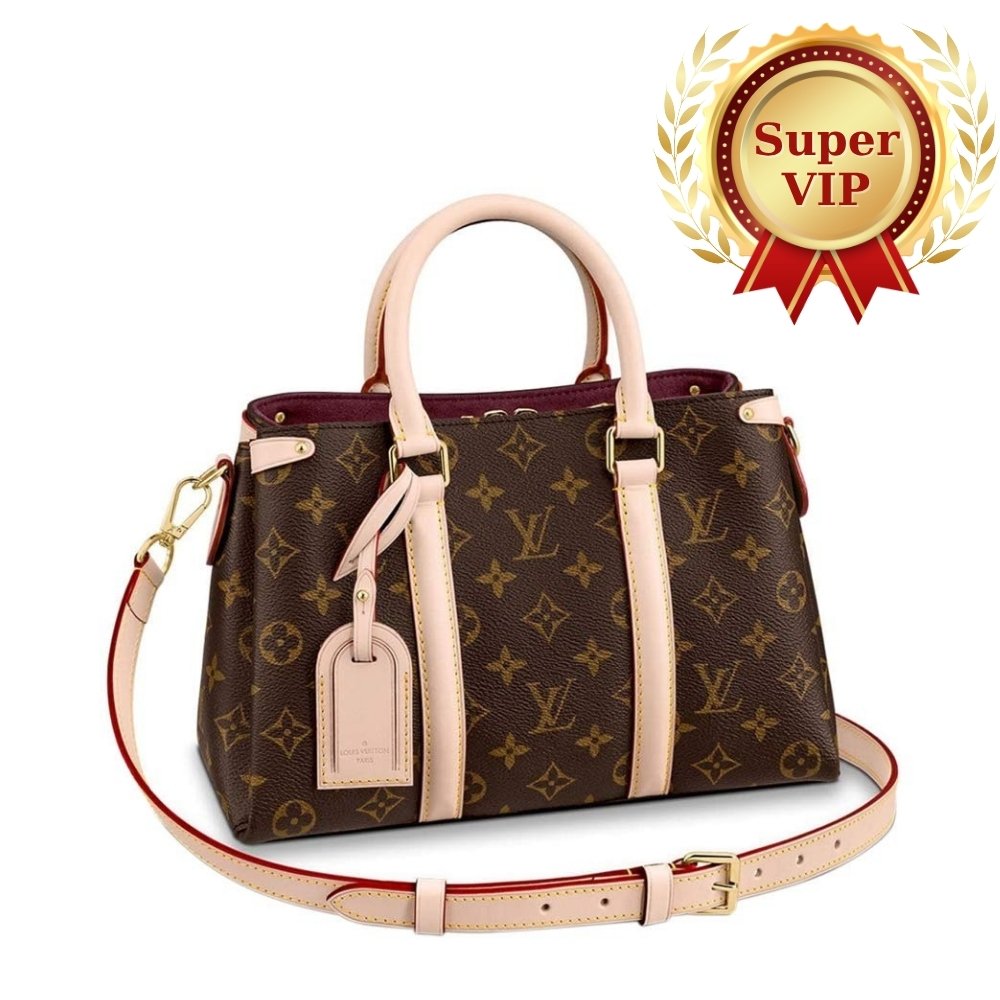 [S*per Vip 1:1] L0vis Vvtt0n Soufflot Bb Monogram Canvas Pink 29Cm M44815