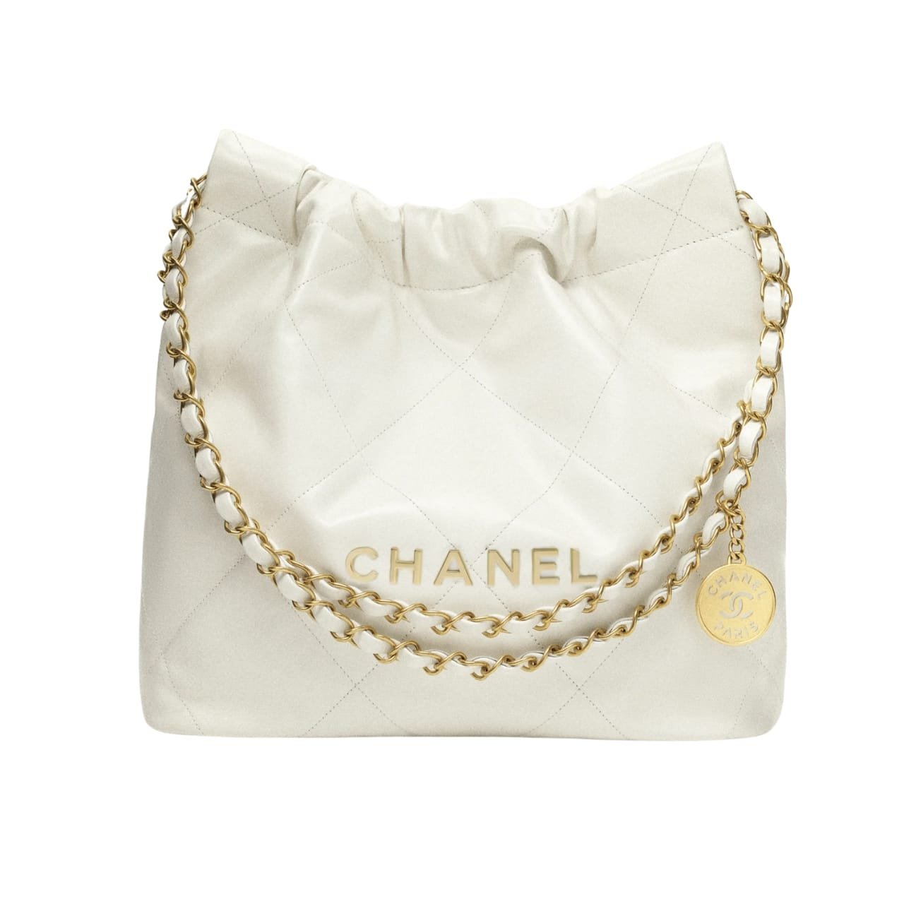 Ch**el 22 Small Handbag White 36Cm AS3260 B09859 10601