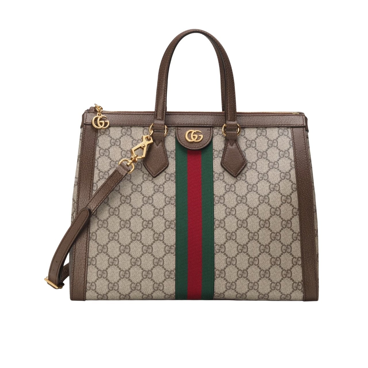 Gvc*1 Ophidia Large Tote Bag Beige Ebony 33Cm 524537 K05Nb 8745