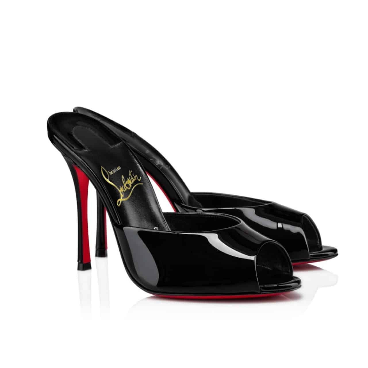 Chr1st1an Louboutin Me Dolly 100 Mules Black 1221318B439