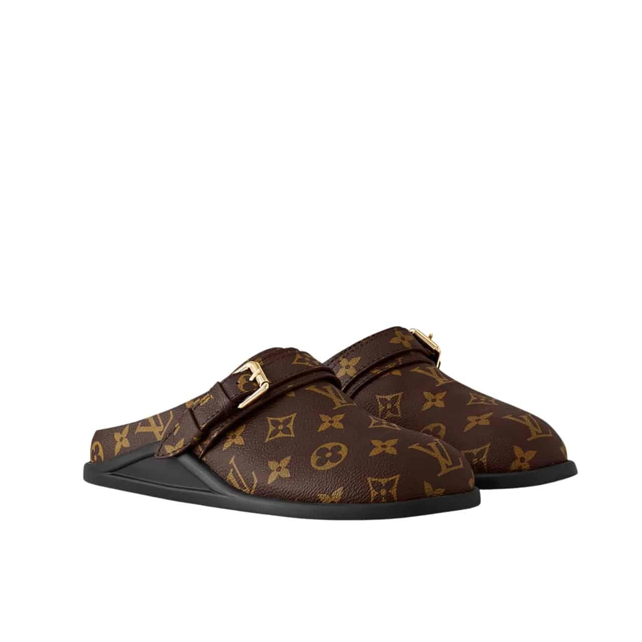 L0vis Vvtt0n To Go Flat Comfort Clog Cacao Brown 1Ahmh5