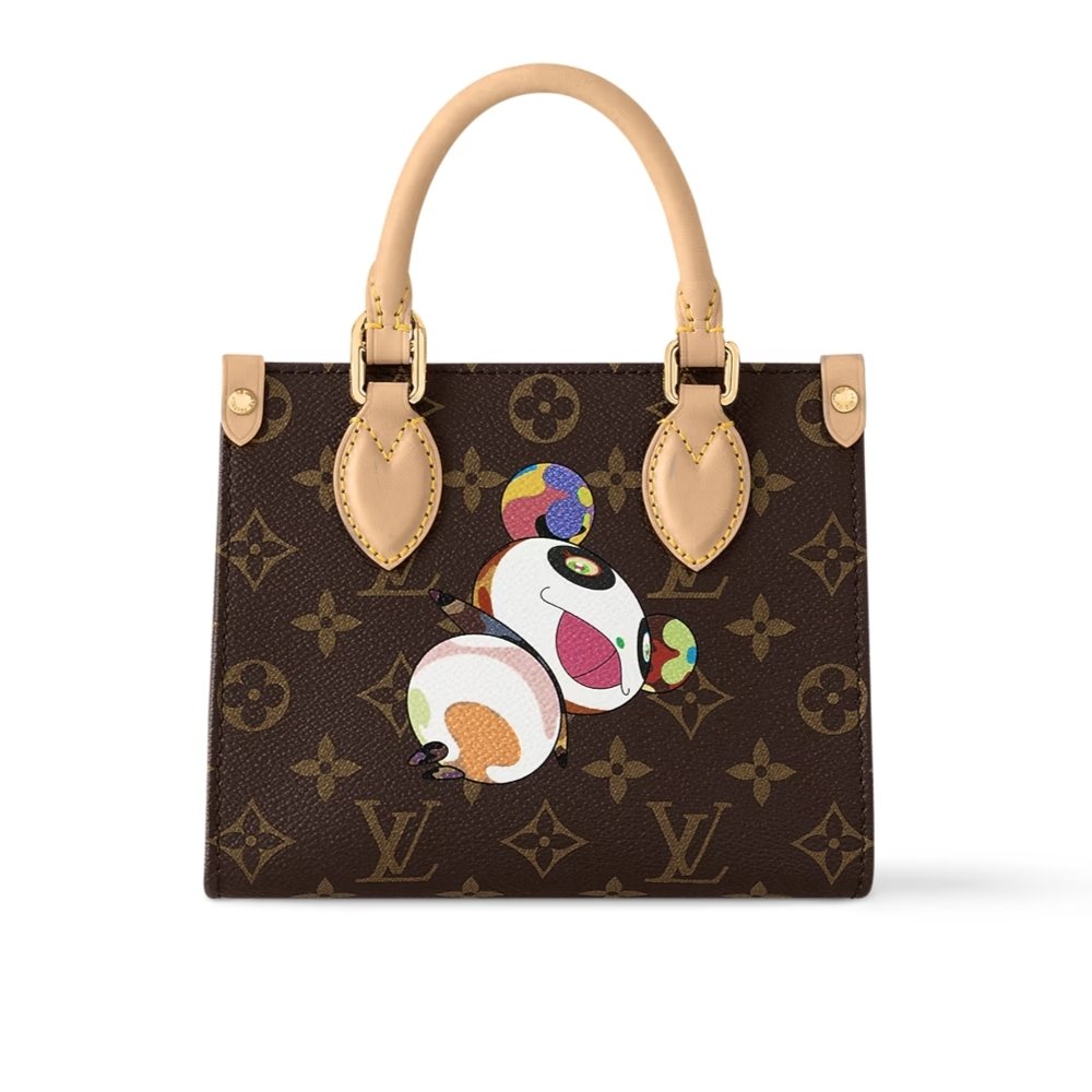 L0vis Vvtt0n X Takashi Murakami Onthego BB Monogram Canvas Brown 18Cm M13668
