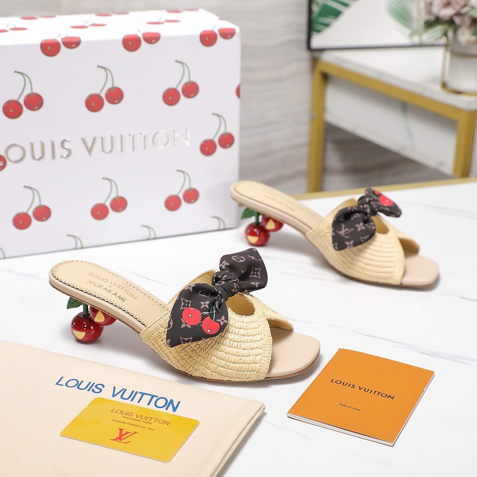L0vis Vvtt0n X Takashi Murakami Cherie Mule Beige 1Ahlsq