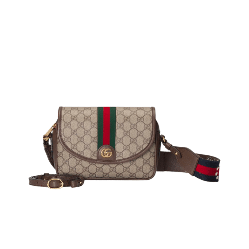 Gvc*1 Ophidia Mini Cross Body Bag Beige 23Cm