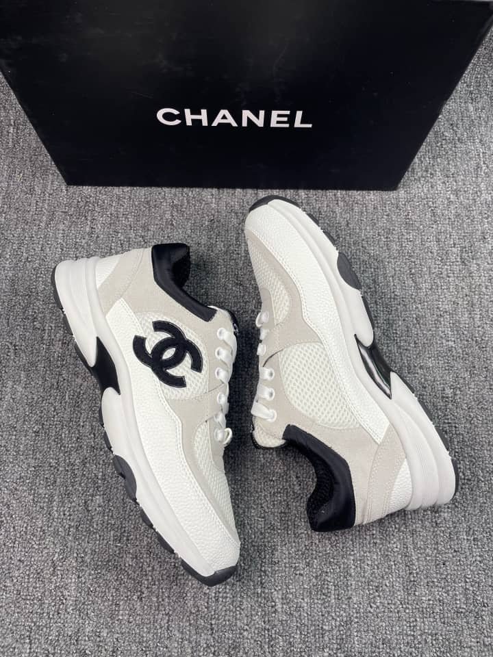 Ch**el Low Trainer Sneaker White